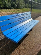 Load image into Gallery viewer, Memorial Park Bench- Recycled Plastic