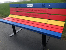 Load image into Gallery viewer, Memorial Park Bench- Recycled Plastic