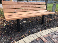 Load image into Gallery viewer, Memorial Park Bench- Recycled Plastic